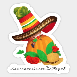 kanzeroz Cincoz Mayoz Sticker